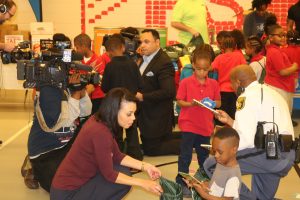 Page Turners Event - Volunteers in Classroom