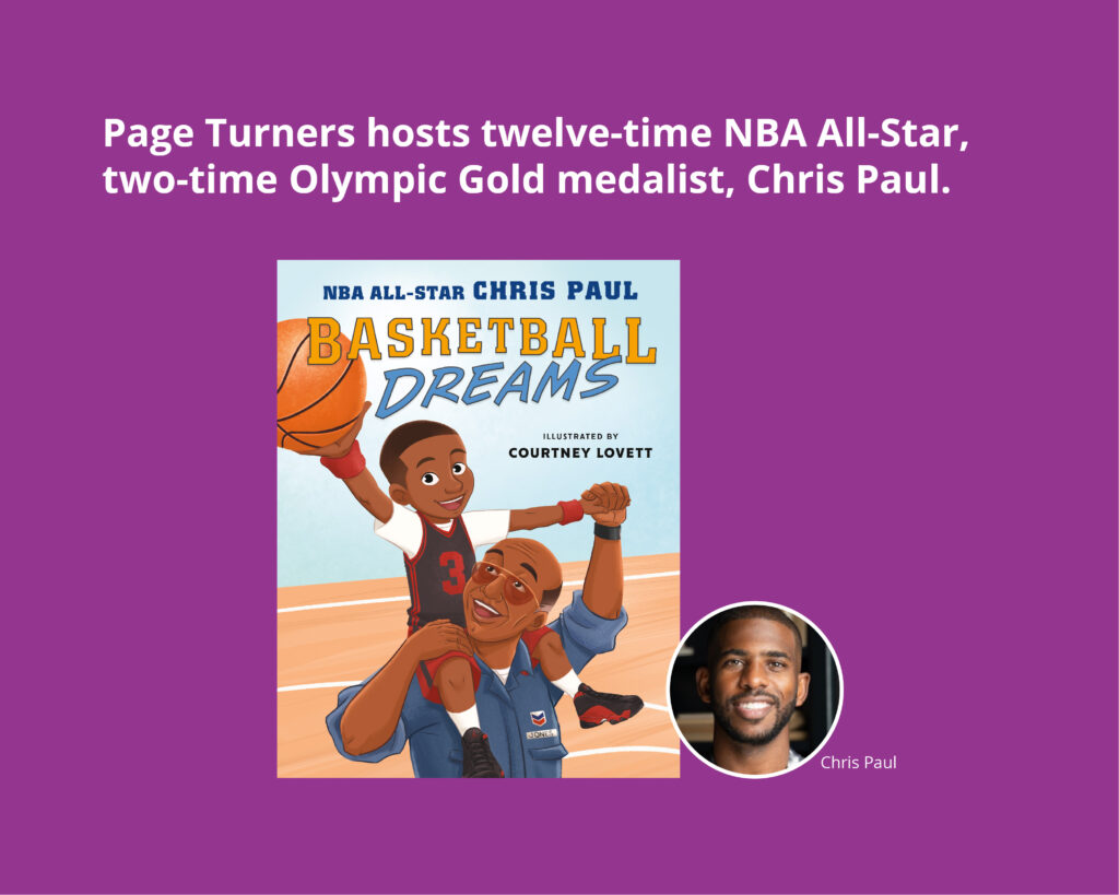 Page Turners hosts twelve-time NBA All-Star, two-time Olympic Gold medalist, Chris Paul.